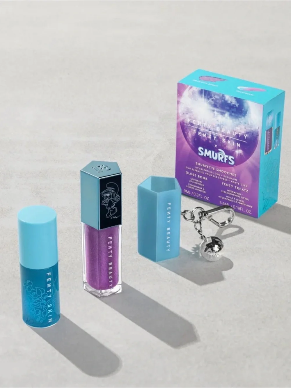 Fenty Beauty x Smurfs Gloss Bomb Lip Gloss Smurfette Effect Smurfberry